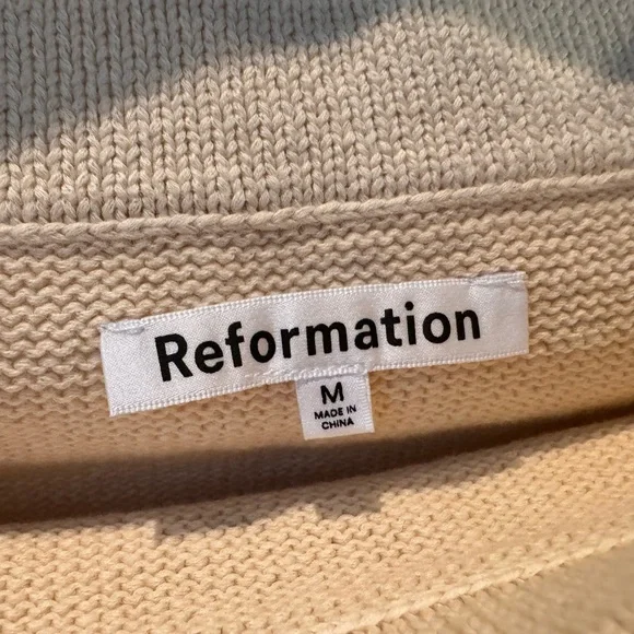 Reformation Carter Novelty Knit Skirt - Picture 4 of 5